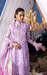 Asifa Nabeel Luxury Lawn Embroidered 3 Piece Unstitched