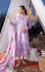 Asifa Nabeel Luxury Lawn Embroidered 3 Piece Unstitched