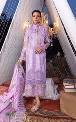 Asifa Nabeel Luxury Lawn Embroidered 3 Piece Unstitched