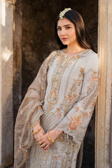 Imrozia Formal Embroidered Soft Net Dress 3 Piece Unstitched / Stitched