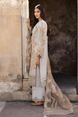 Imrozia Formal Embroidered Soft Net Dress 3 Piece Unstitched / Stitched