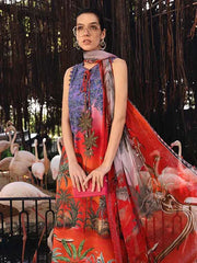 Maria B Luxury Lawn Embroidered 3 piece Unstitched / Stitched