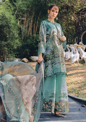 Maria B Luxury Lawn Embroidered 3 piece Unstitched / Stitched