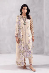 Mushq Chikankari Embroidered Lawn 3 Piece Unstitched / Stitched