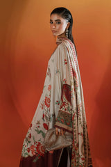 Maria B Luxury Digital Silk Embroidered 3 piece Unstitched / Stitched