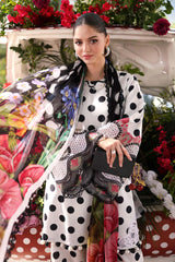 Maria B Luxury Lawn Embroidered 3 piece Unstitched / Stitched