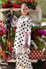 Maria B Luxury Lawn Embroidered 3 piece Unstitched / Stitched