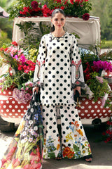 Maria B Luxury Lawn Embroidered 3 piece Unstitched / Stitched