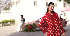 Maria B Luxury Lawn Embroidered 3 piece Unstitched / Stitched