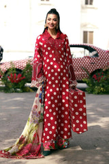 Maria B Luxury Lawn Embroidered 3 piece Unstitched / Stitched