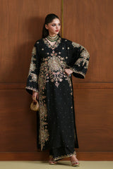 Ethnic Luxury Silk Collection Embroidered 3 piece Unstitched / Stitched