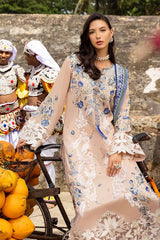Mushq Luxury Cotton Embroidered 3 Piece Unstitched / Stitched