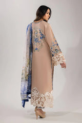 Mushq Luxury Cotton Embroidered 3 Piece Unstitched / Stitched