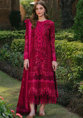 Bin Ilyas Luxury Lawn Embroidered Dress 3Piece Unstithced / Stitched