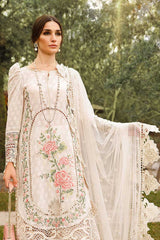 Mariaa B Lawn Luxury Collection Embroidered 3 piece Unstitched / Stitched