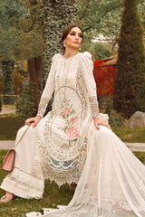 Mariaa B Lawn Luxury Collection Embroidered 3 piece Unstitched / Stitched