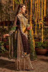 KhudaBakhs Luxery Chiffon Collection 3 Piece Unstitched