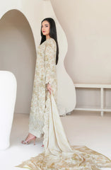 Tawakkal Luxury Lawn Chikan Kari Embroidered 3 Piece Unstitched / Stitched