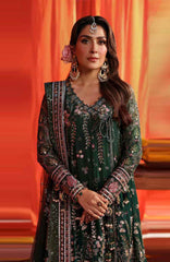 Nureh Jhoomro Hand Embellished Chiffon 3 Piece Unstitched / Stitched