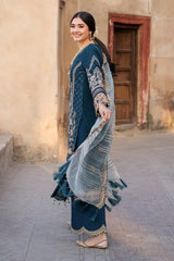 Imrozia Premium Chiffon Embroidered Wedding Collection 3Piece Unstitched / Stitched