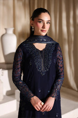 Azure luxury Chiffon Embroidered 3 Piece Unstitched / Stitched