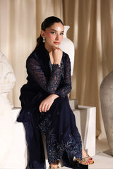 Azure luxury Chiffon Embroidered 3 Piece Unstitched / Stitched