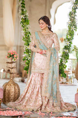 Nameera by Farooq Embroidery Luxury Chiffon 3 Piece Unstitched / Stitched