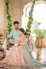 Nameera by Farooq Embroidery Luxury Chiffon 3 Piece Unstitched / Stitched