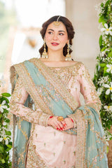 Nameera by Farooq Embroidery Luxury Chiffon 3 Piece Unstitched / Stitched