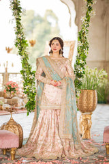 Nameera by Farooq Embroidery Luxury Chiffon 3 Piece Unstitched / Stitched