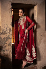 Azure Luxury Chiffon Embroidered 3 Piece Unstitched / Stitched