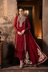 Azure Luxury Chiffon Embroidered 3 Piece Unstitched / Stitched