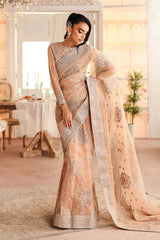 Maria B Luxury Net Hand Work Embroidered Saree Unstitched