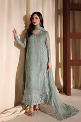 Azure luxury Chiffon Embroidered 3 Piece Unstitched / Stitched