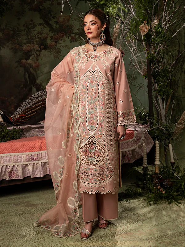 Shah Jahan Luxury Lawn Emb Collection 3Piece Unstitched / Stitched