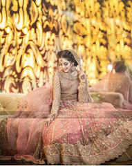 Sobia Nazir Bridal Luxury Net Maxi Embroidered 3 piece Unstitched