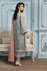 Alizeh Organza Embroidered & Hand Embellished 3 piece Unsitched / Stitched