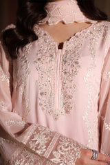Azure luxury Chiffon Embroidered 3 Piece Unstitched / Stitched