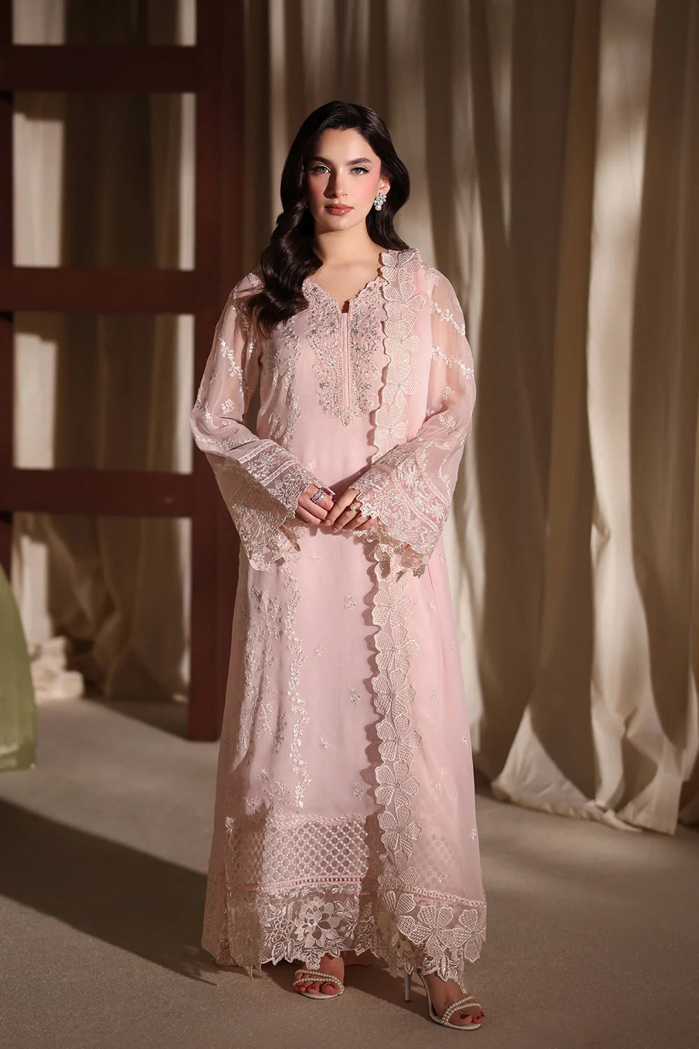 Azure luxury Chiffon Embroidered 3 Piece Unstitched / Stitched