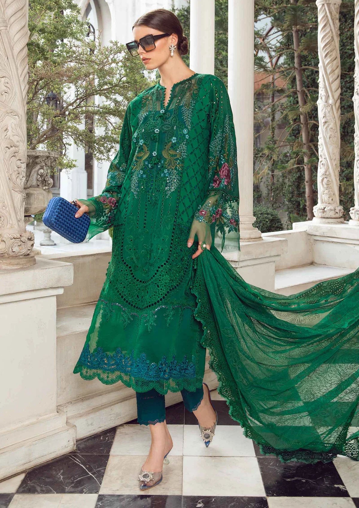 Mariaa.B Embroidered Lawn Collection 3 Piece Unstitched