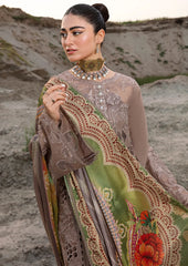 Bin Ilyas Luxury Embroidered Lawn Collection 3 Piece Unstitched