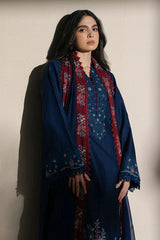 Ziva Luxury Lawn Embroidered 3 piece Unstitched / Stitched