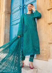 Maria B Luxury Lawn Embroidered 3 Piece Unstitched