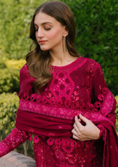 Bin Ilyas Luxury Lawn Embroidered Dress 3Piece Unstithced / Stitched