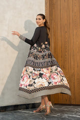 Lulusar Chiffon Embroidery Collection 3piece Unstitcehd / Stitched