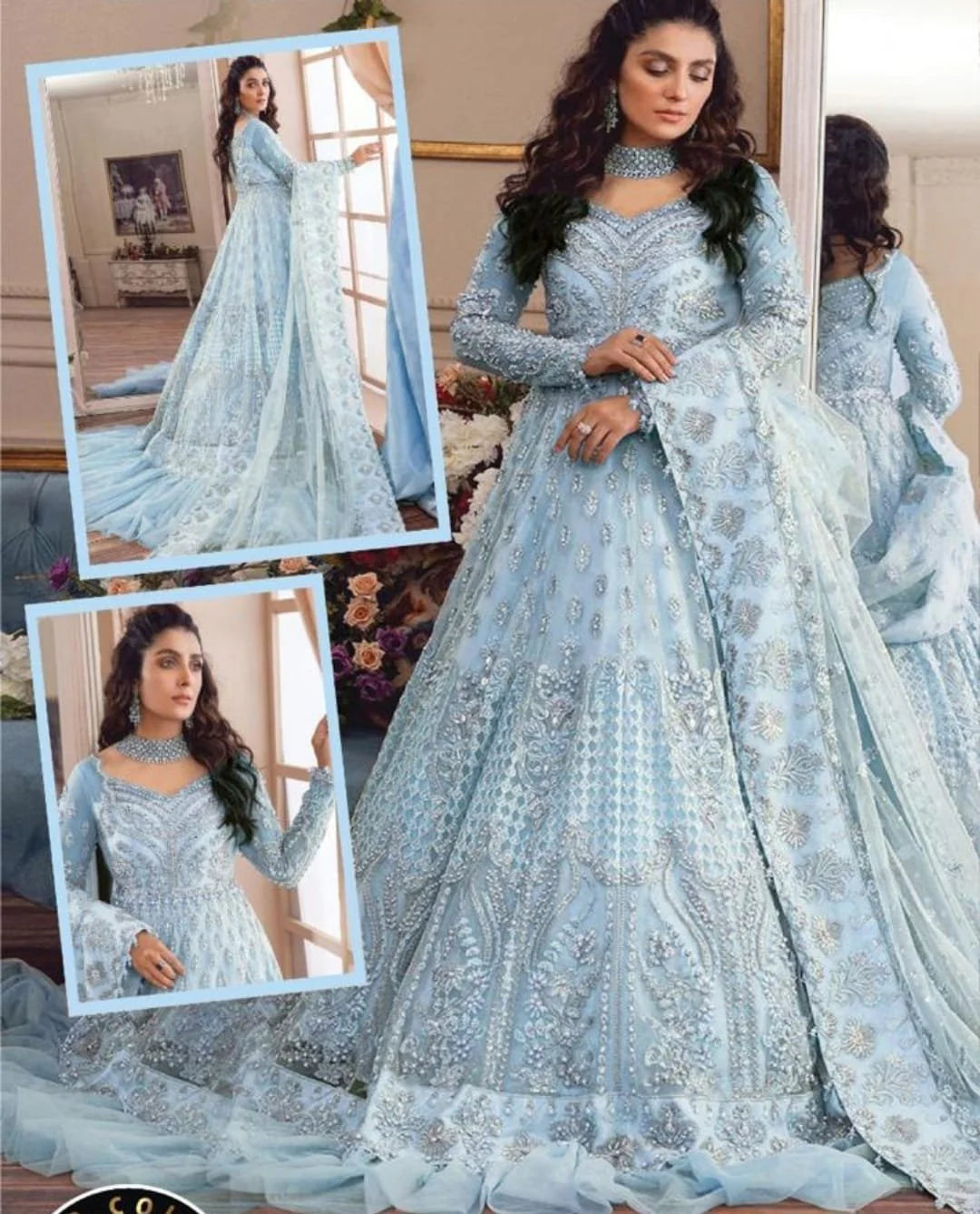 Anaya Wedding Net Maxi Collection Embroidery Unstiched / Stitched