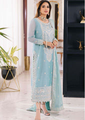 Asim Jofa Luxury Chiffon Embroidered 3 Piece Unstitched