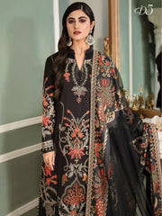 Maria B Sateen Embroidered Lawn Collection 3 piece Unstitched