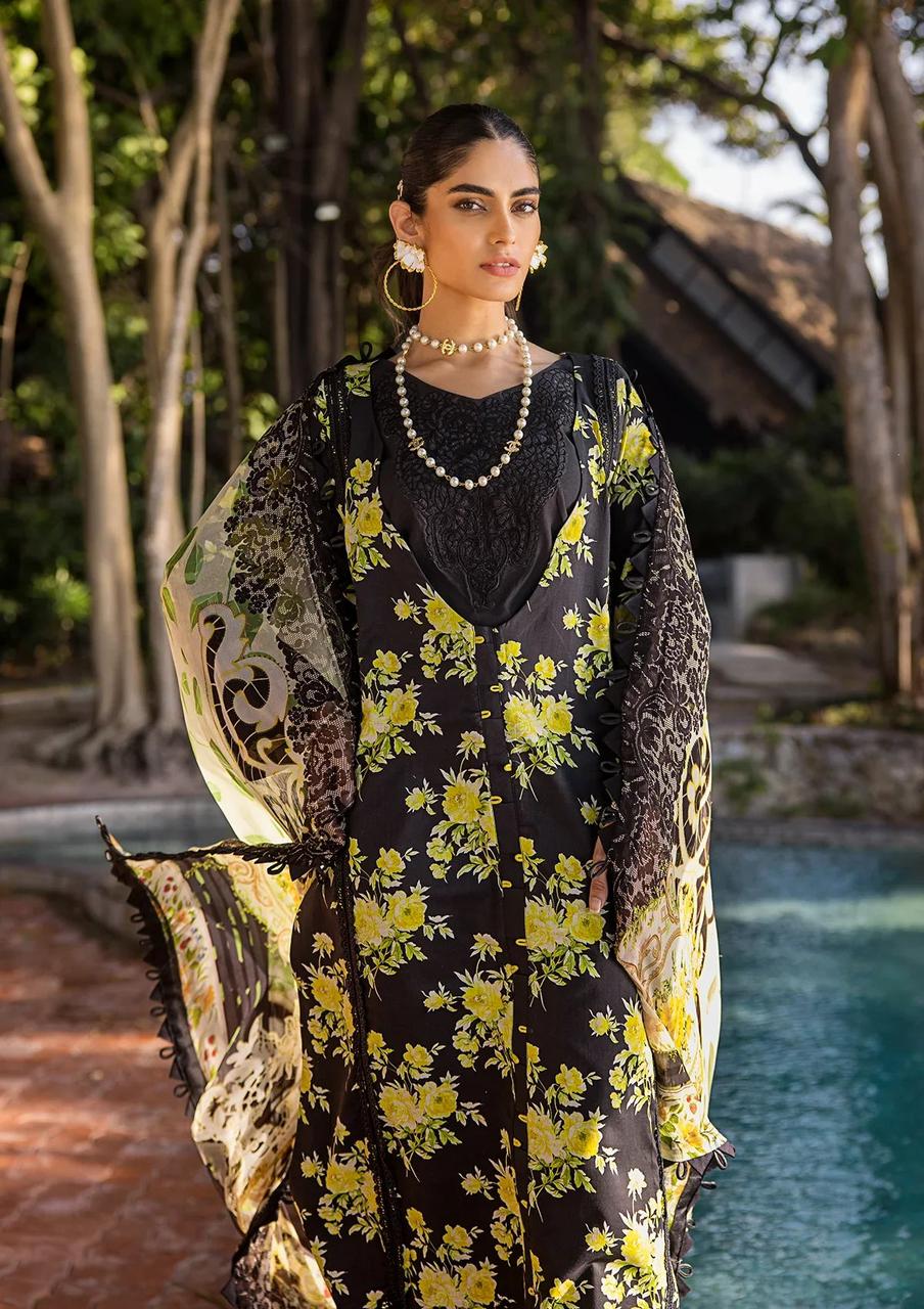 Elaf Signature Embroidered Lawn 3 Piece Unstitched