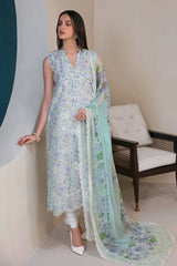 Baroque Luxury Embroidered  Lawn 3 Piece Unstitched Collection